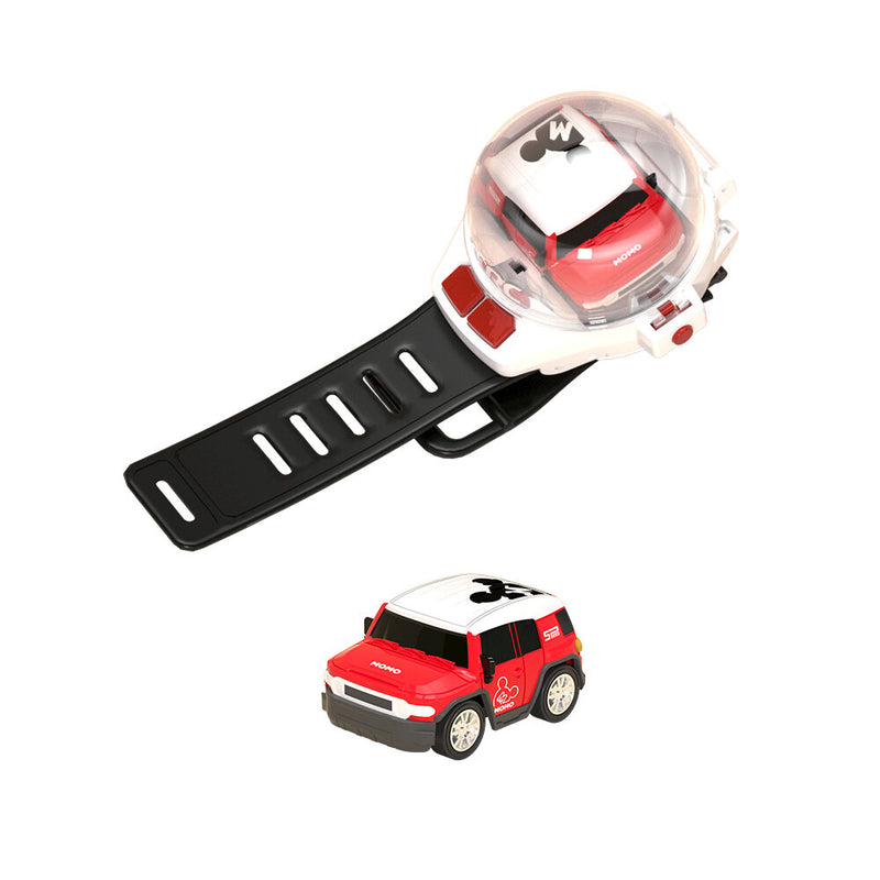 4DRC NEW C17 Mini Watch RC Control Car Hot Sales Children's Cute Cartoon Electric Car Small Cool Colorful Lights Vehicle Kid Toy Gift