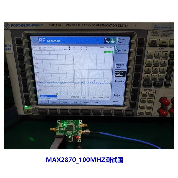 3.3V DC 5V LTDZ MAX2870 23.5-6000Mhz Spectrum Signal Source Spectrum Analyzer RF Frequency Domain Analysis Tool