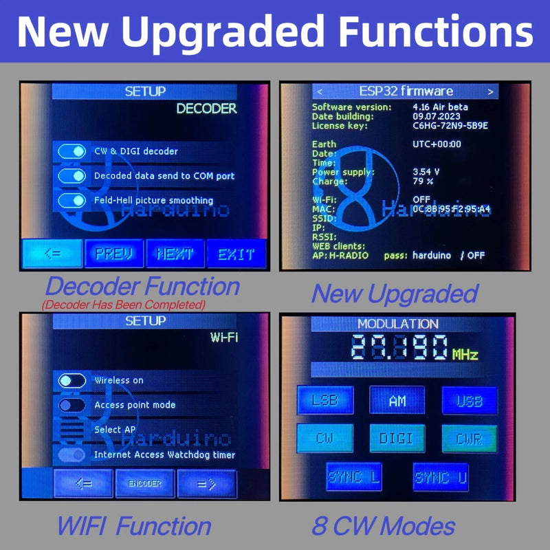 4.17 Official Registered ATS25 Max Decoder Si4732 Full Band Radio Receiver FM RDS AM LW MW SW SSB DSP Receiver ATS 25