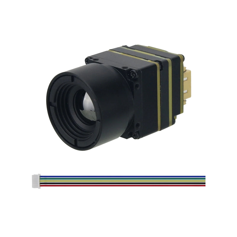 640X512 9.1MM Lens / 384X288 9.7MM Lens Thermal Imager for FPV Drones with CVBS Interface Longwave IR 12um Micro Camera Module