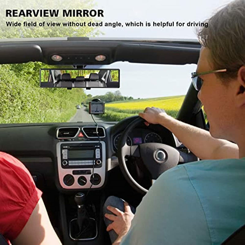 Universal Anti glare Wide Angle Rearview Mirror Car Interior Rear View Baby Rearview Mirror Safety