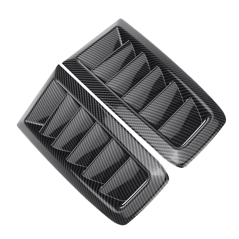 Universal Car RS Style Bonnet Vents Carbon Fiber Look For Ford Focus MK2