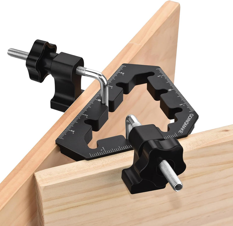 Corner Clamps for Woodworking Tools 45 and 90 Degree Clamps Aluminum Alloy Positioning Squares Right Angle Clamps Clamping Squares for Picture Frame Box Cabinets Drawers