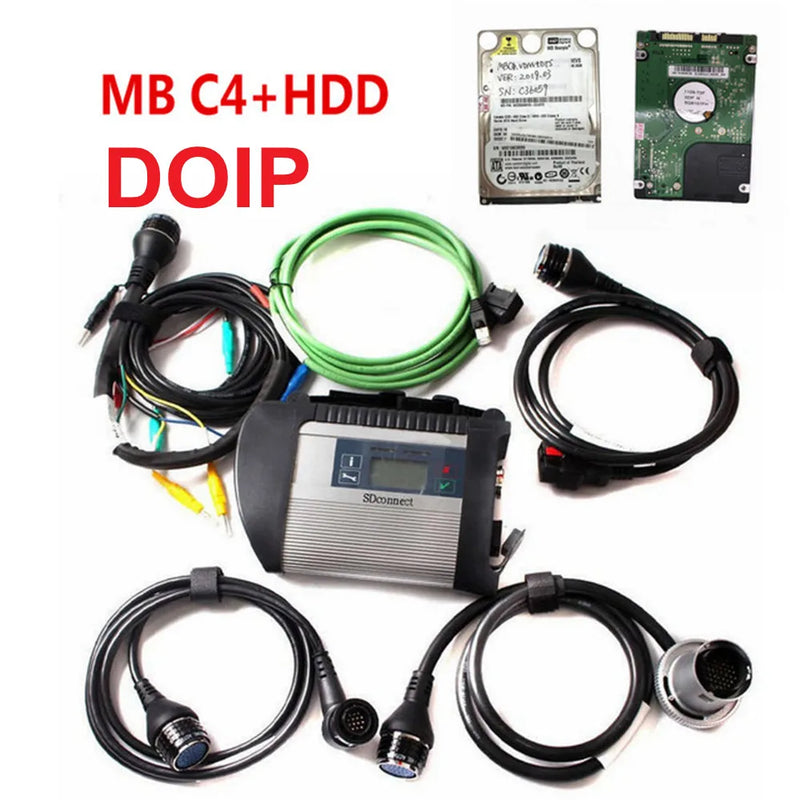 DOIP MB STAR C4 With HDD 2023.09 Vediamo DTS DAS WiFi SD Connect C4 Auto Diagnostic Tools For Car Truck