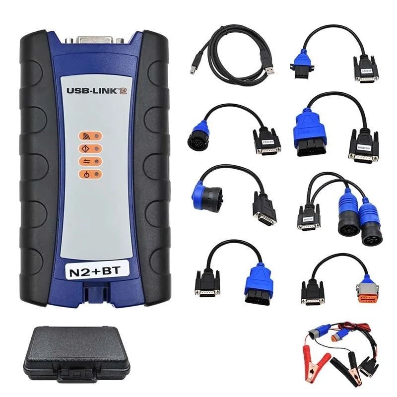 For Nexiq 2 USB Link Bluetooth BT Diesel Heavy Truck Fault Detector For NEXIQ2 Diesel Heavy Duty Scanner Diagnostic Tool