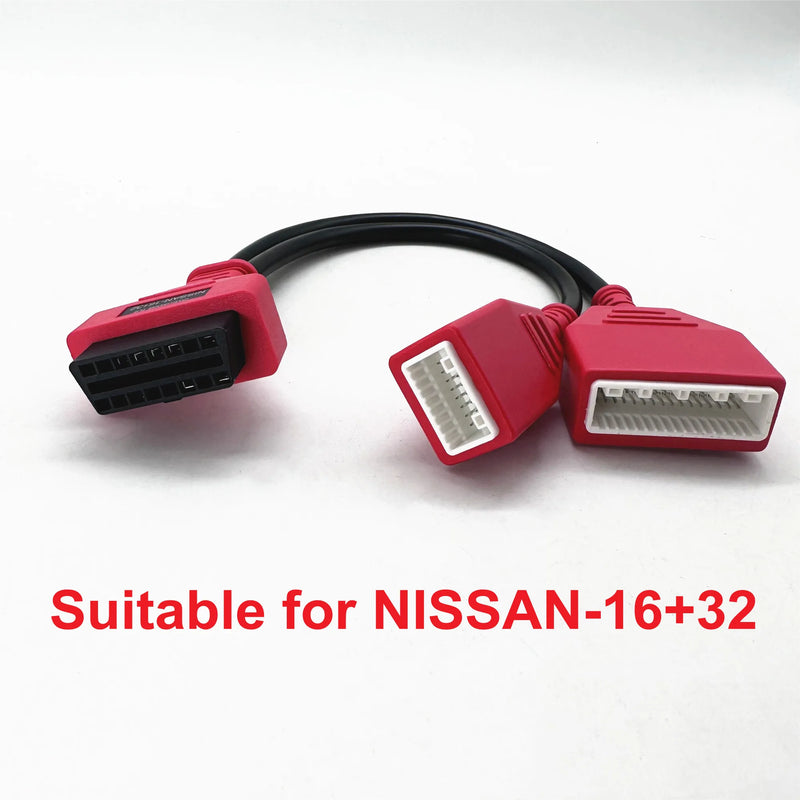 For Nissan Sylphy 16+32 Cable OBDII Gateway Adapter Car Diagnostic Tool Work with Autel IM608/IM508/Lonsdor K518SE