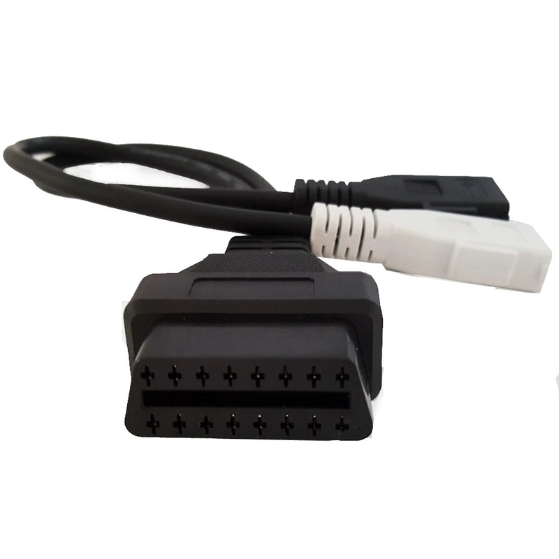 For VAG 2P+2P to 16Pin OBD2 Cable For AUDI 2X2 OBD1 OBD2 Car Diagnostic Cable 2P+2P to 16Pin Female Connector for VW/Skoda