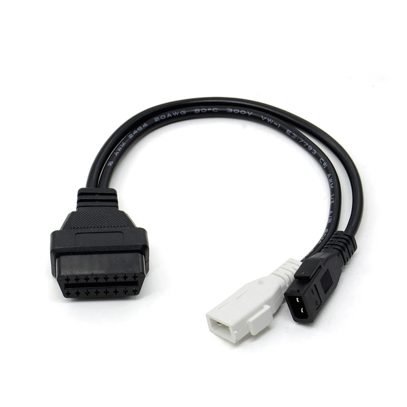 For VAG 2P+2P to 16Pin OBD2 Cable For AUDI 2X2 OBD1 OBD2 Car Diagnostic Cable 2P+2P to 16Pin Female Connector for VW/Skoda