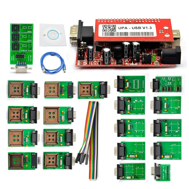 Full Adapters UPA USB Programmer V1.3 UPA USB UPA Chip Tuning Tools ECU Programmer Serial Programmer UPA USB Programmer