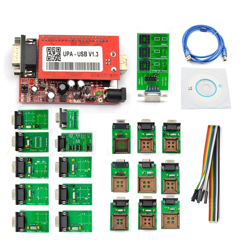 Full Adapters UPA USB Programmer V1.3 UPA USB UPA Chip Tuning Tools ECU Programmer Serial Programmer UPA USB Programmer