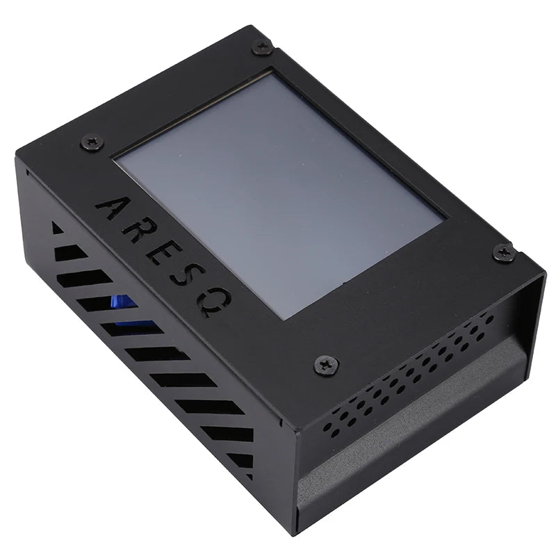 HAMGEEK ARESQ AQ1 Mini Full Band Radio Receiver FM AM LW MW SW-SSB DSP LSB Si4732 with 2.8" Touch Screen + Battery Antenna