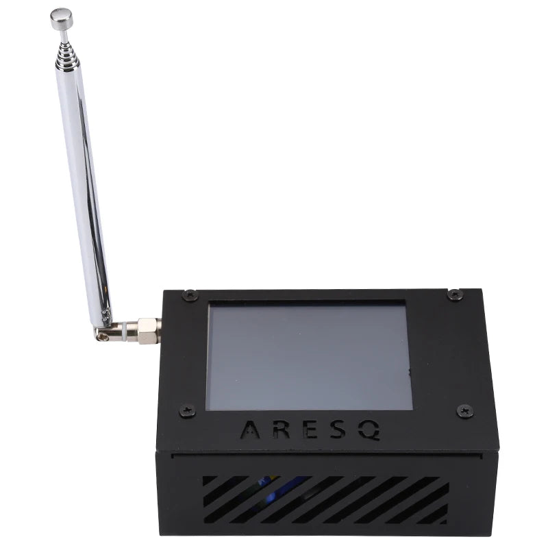 HAMGEEK ARESQ AQ1 Mini Full Band Radio Receiver FM AM LW MW SW-SSB DSP LSB Si4732 with 2.8" Touch Screen + Battery Antenna