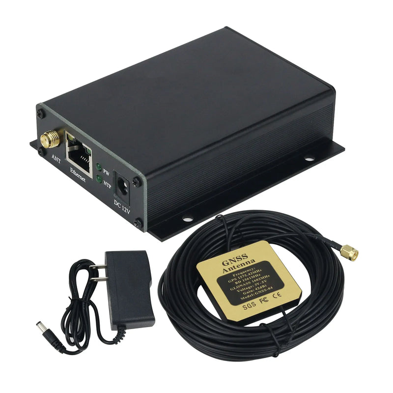 HAMGEEK FC-NTP-MINI Network Time Server 1 NTP Server Integrated GNSS Receiver with 1 Ethernet Port for GPS Beidou GLONASS QZSS