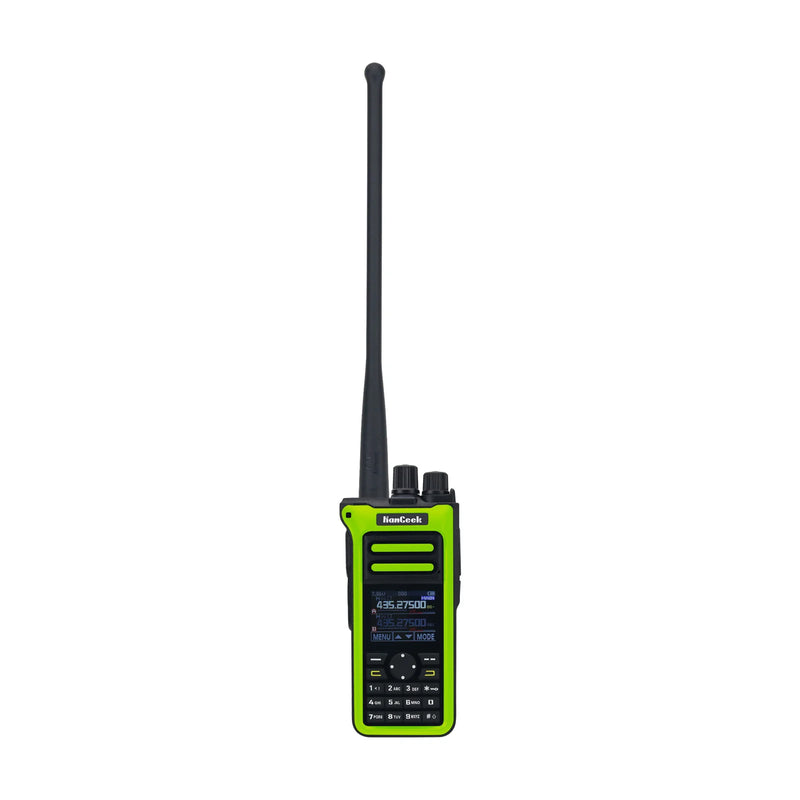 HAMGEEK GT-10 15W Walkie Talkie UHF VHF Marine Radio FM AM Radio Receiver Dual Frequency Display for Ham Radio Road Trips