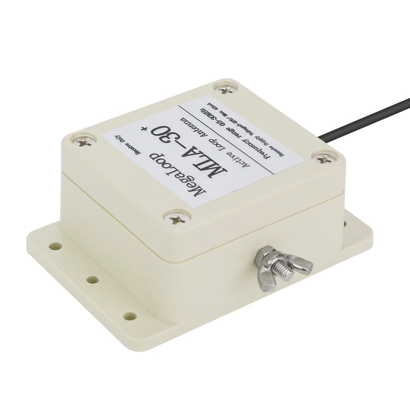 HAMGEEK New MLA-30+ plus 0.5-30MHz Ring Active Receive Antenna SDR Loop Low Noise Medium Short Wave Radio Short MLA30