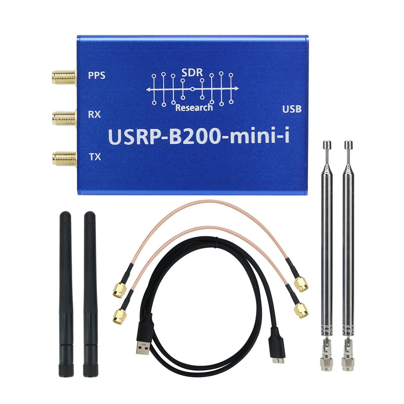 HAMGEEK USRP B200mini-i 70MHz-6GHz SDR Software Defined Radio Supports Full Duplex Communication GNU Radio AD9364 10MHz for Ham