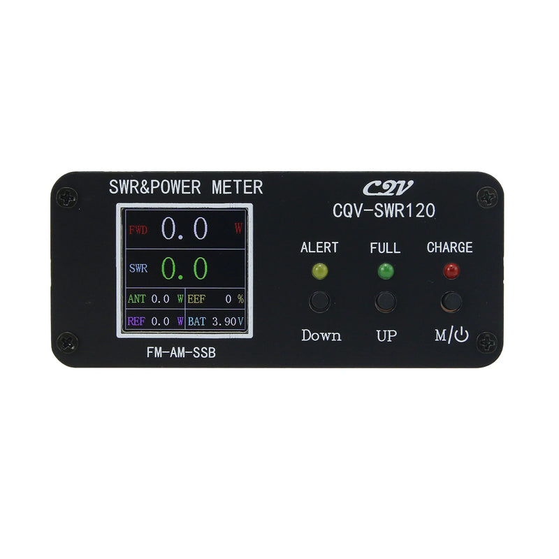 HamGeek 1.8MHz-54MHz CQV-SWR120 Colour LCD Display Digital SWR & Power Meter with Type-C Interface