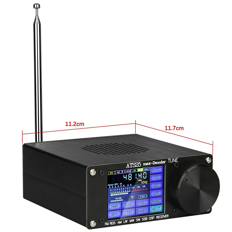 HamGeek 4.17 Official Registered Code ATS25Max-Decoder Si4732 Full Band Radio Receiver FM RDS AM LW MW SW SSB DSP ATS25 Max