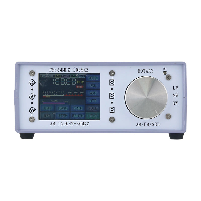 HamGeek ATS25-Desk SI4732 All Band Radio Receiver FM/SSB/SW/MW/LW Full Band Radio w/ Touch Screen