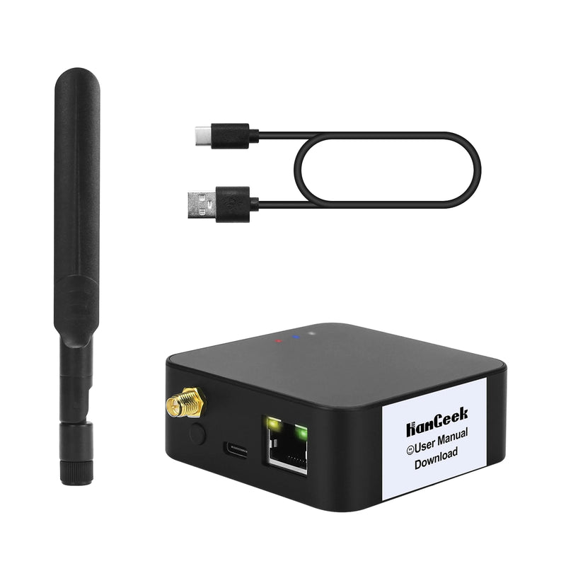 HamGeek HMG-01 Plus POE Black/ White Universal ZigBee Gateway ZigBee Coordinator Support Ethernet LAN/USB/WiFi/Bluetooth