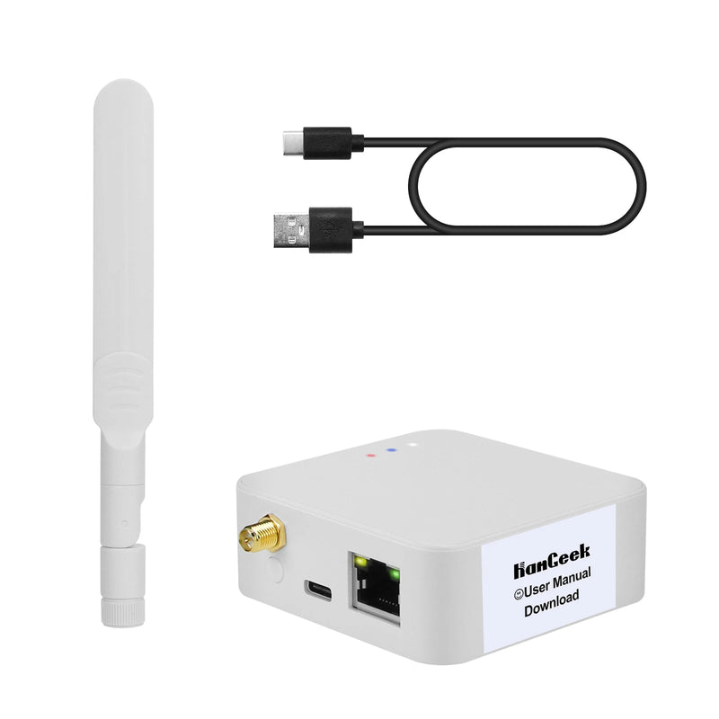 HamGeek HMG-01 Plus POE Black/ White Universal ZigBee Gateway ZigBee Coordinator Support Ethernet LAN/USB/WiFi/Bluetooth