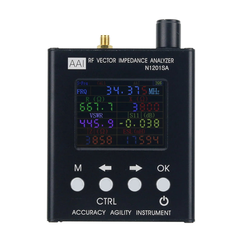 HamGeek N1201SA+ Antenna RF Vector Analyzer High Performance RF Vector Impedance Analyzer 34.375MHz ~ 2700MHz