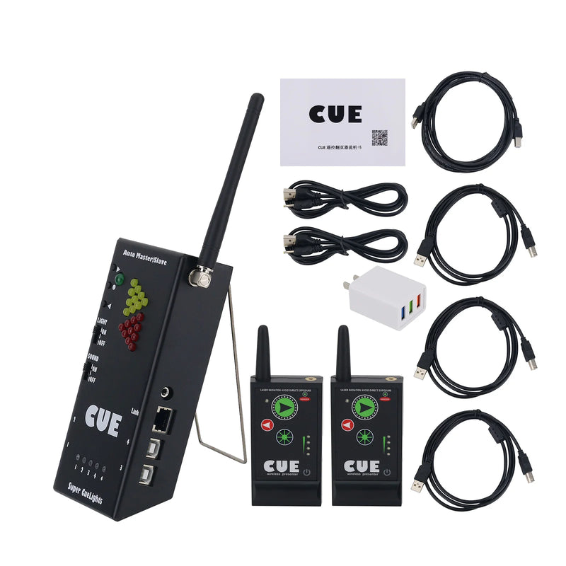 HamGeek Super Cuelight Presenter Remote One Receiver and Two Transmitters for PowerPoint Presentation