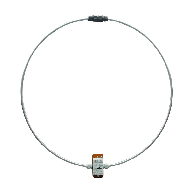 HamGeek WV-601 Aluminum Ring / Copper Ring 0-999MHz Receiving Wideband Passive Loop Antenna for LW/SW/MW/FM/VHF/UHF/AIR