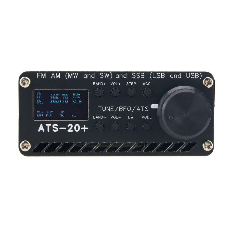 HamGeek ats 20 plus ATS20 V2 SI4732 Radio Receiver DSP SDR Receiver FM AM (MW and SW) and SSB (LSB and USB)