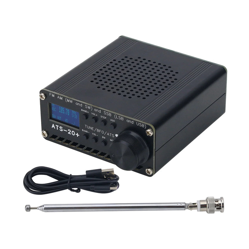 HamGeek ats 20 plus ATS20 V2 SI4732 Radio Receiver DSP SDR Receiver FM AM (MW and SW) and SSB (LSB and USB)