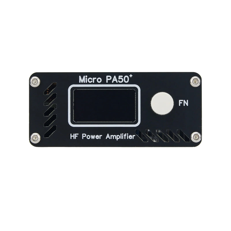 Hamgeek Micro PA50+ (PA50 Plus) 50W 3.5MHz-28.5MHz HF Power Amplifier HF Amp with 1.3" OLED Screen