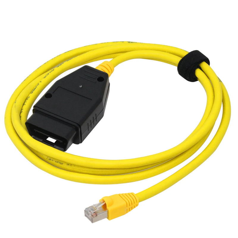 High Quality ENET Data Cable For BMW Enet Ethernet ENET ICOM Coding for F-Series OBD2 Diagnostic Coding Tool OBDII Adapter