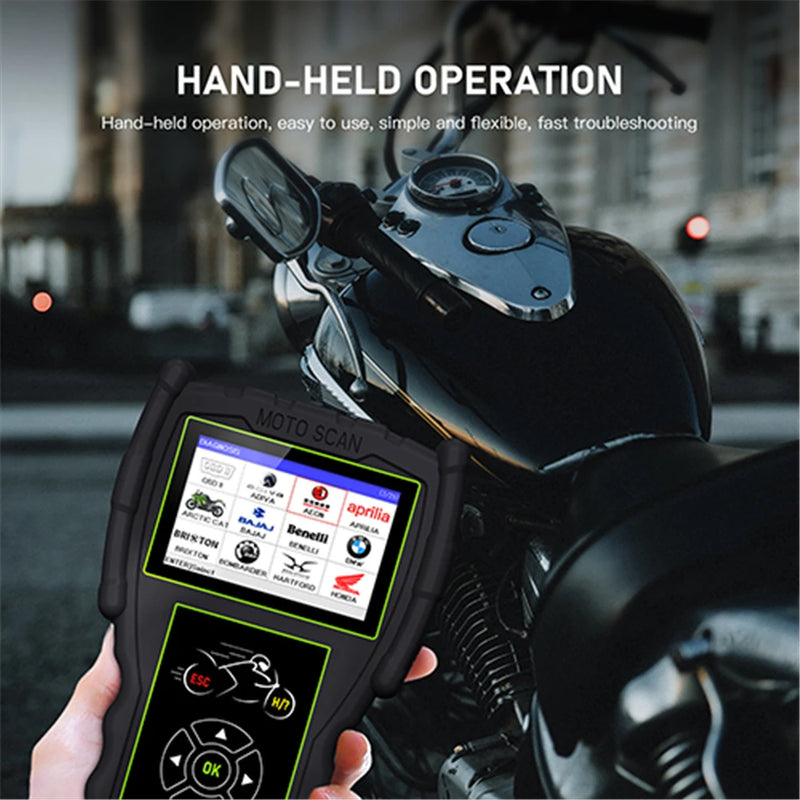 JDiag M100 Pro Motorcycle Scanner D87 D88 Function Professional Diagnostic Tool for Motorcycle Code Reader