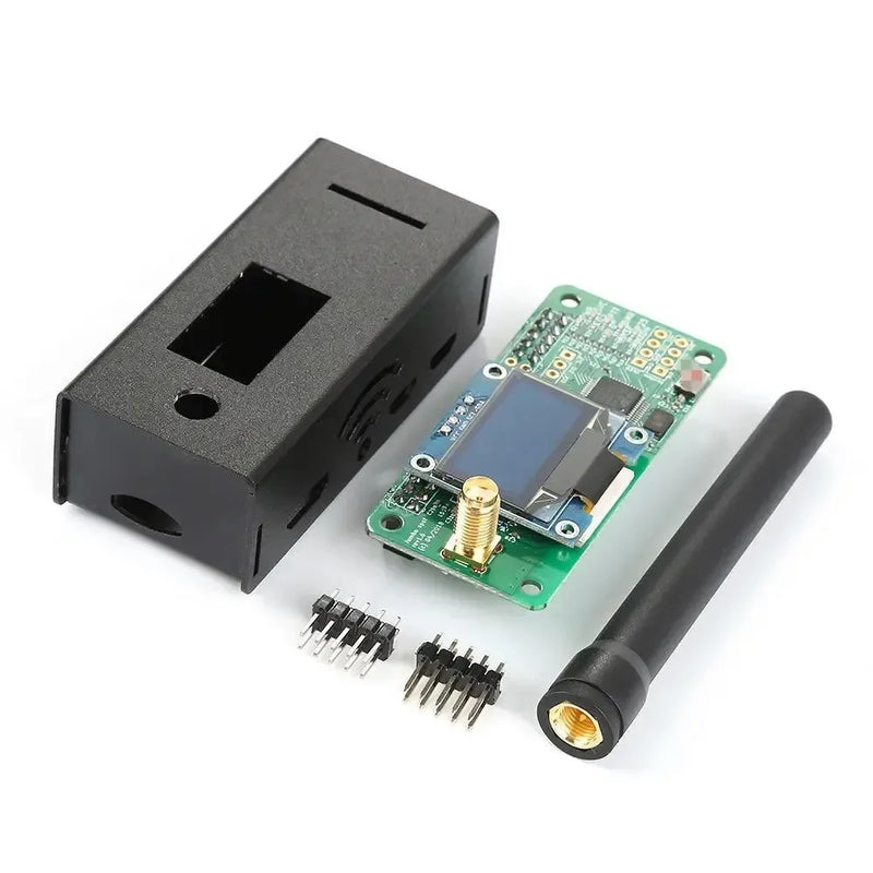 Latest Jumbospot UHF VHF UV MMDVM Hotspot For P25 DMR YSF DSTAR NXDN Raspberry Pi Zero 3B + OLED+Metal case +Antenna