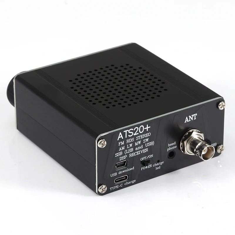 Latest New ATS-20+ Plus ATS20 V2 SI4732 Radio Receiver DSP SDR Receiver FM AM (MW and SW) and SSB (LSB and USB)