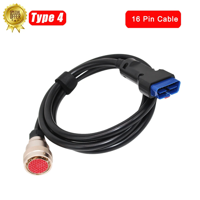 MB Star C3 OBD2 16Pin Cable RS232 to RS485 Cable 38PIN Cable 14PIN  4PIN Adapter for Car Truck Diagnostic Connection