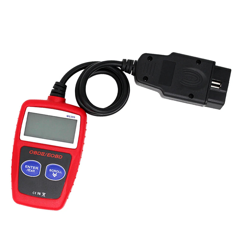 MS309 OBD2 OBDII Scanner Portable Car Code Reader Diagnostic-Tool Tester Check Engine Fault Code Reader