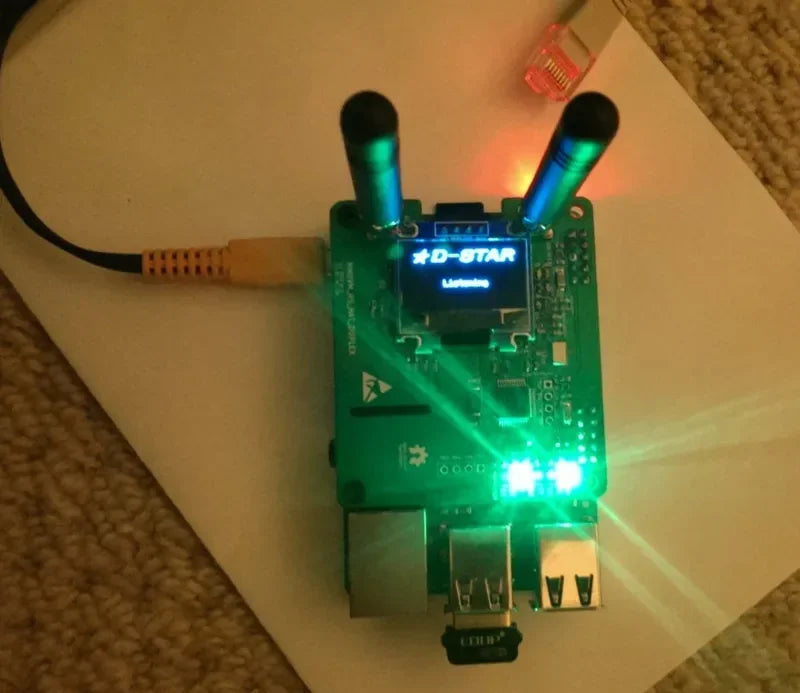 NEW  Soldered MMDVM DUPLEX hotspot Support P25 DMR YSF NXDN DMR SLOT 1+ SLOT 2 for Raspberry pi + OLED