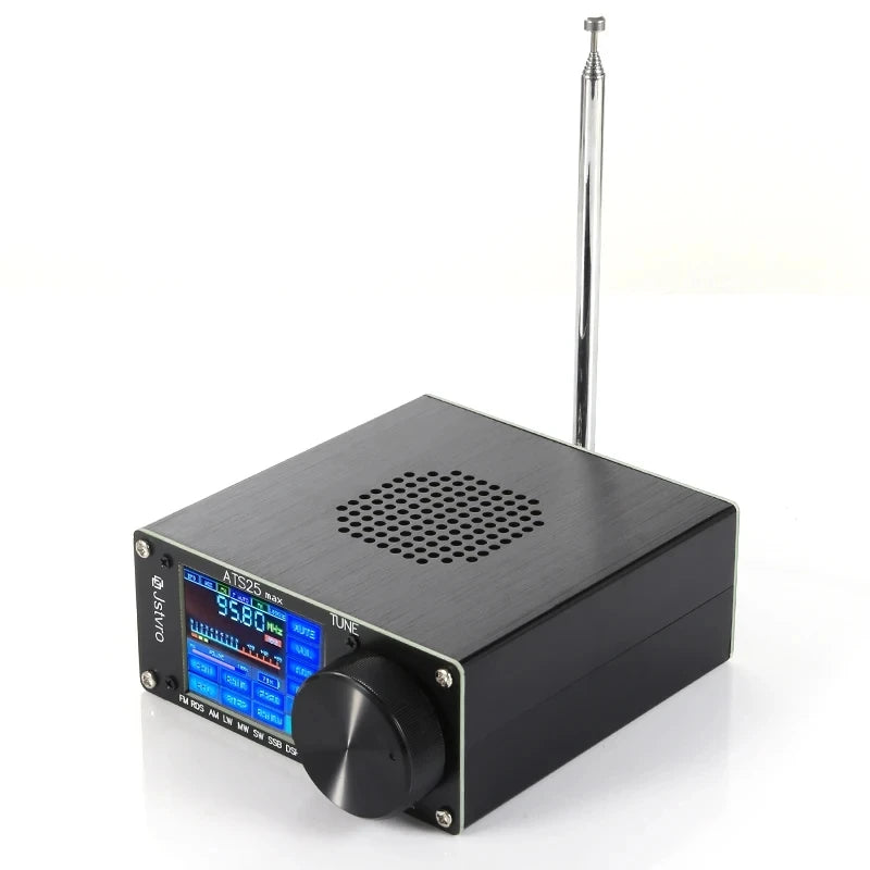 New  ATS25 Max Si4732 All Band Radio Receiver FM RDS AM LW MW SW SSB DSP Receiver + 2.4" Touch Screen