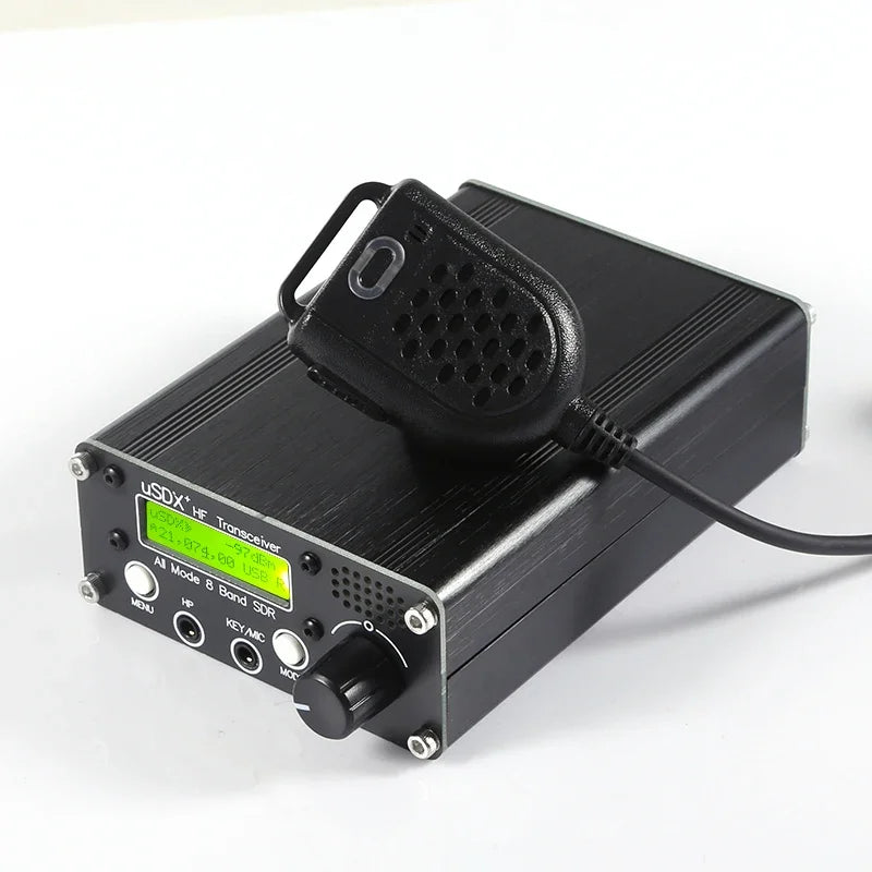 Original R1.02W  3-5W USDX+ SDR Transceiver All Mode 8 Band HF Ham Radio QRP CW Transceiver 80M/60M/40M/30M/20M/17M/15M/10M