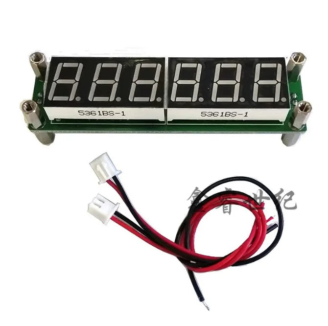 PLJ-6LED-H 1MHz to 1000MHz RF Frequency Counter Cymometer meter measurement LED Digital Display FOR Ham Radio amplifier