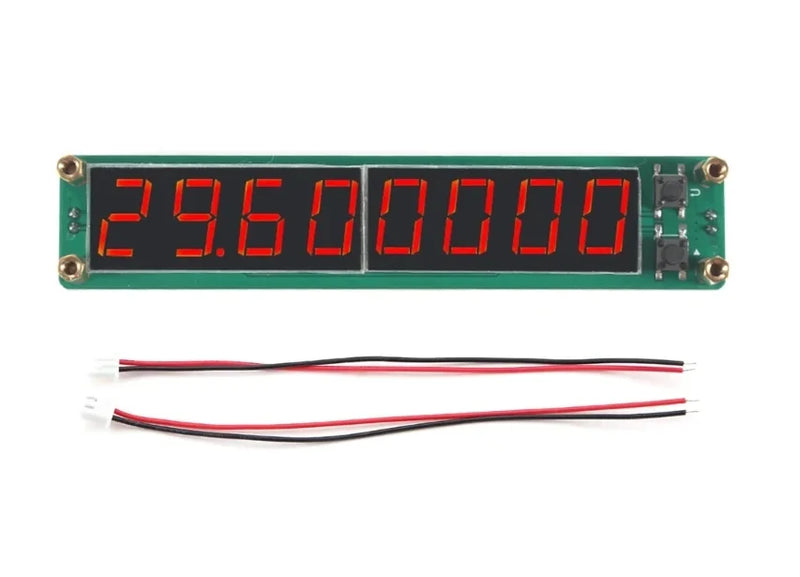 PLJ-8LED 0.1 to 60MHz 20MHz to 2400MHZ 2.4GHz RF Signal Frequency Counter Cymometer Meter Tester