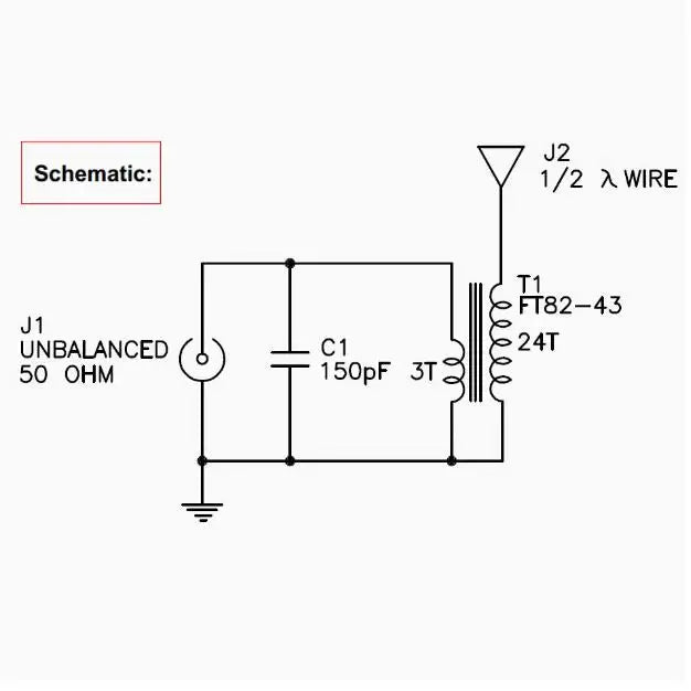 QRPGuys Portable No Tune End Fed Half Wave Antenna