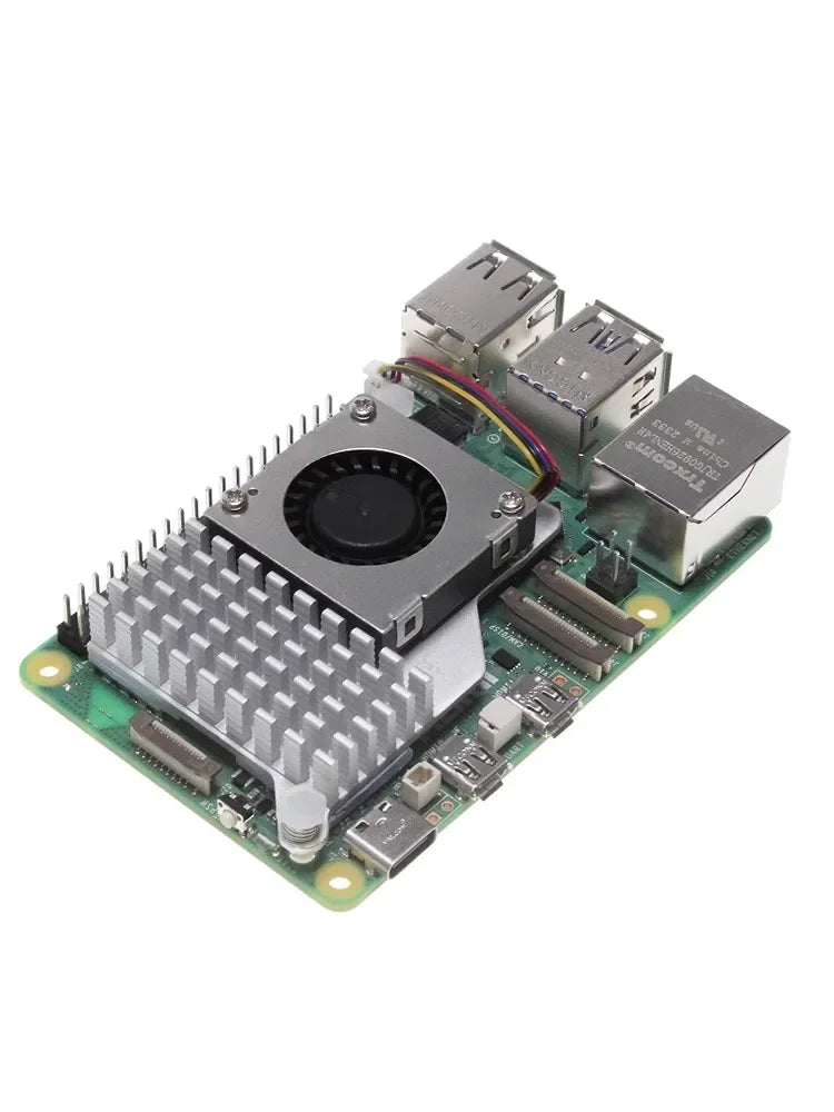 Raspberry Pi Active Cooler with Adjustable Speed Cooling Fan Heatsink Radiator for Raspberry Pi 5