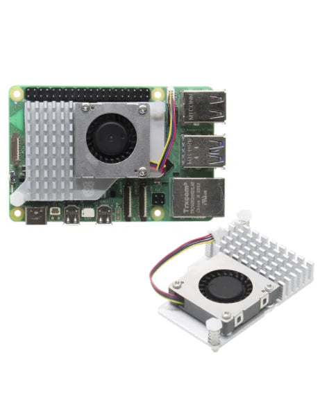 Raspberry Pi Active Cooler with Adjustable Speed Cooling Fan Heatsink Radiator for Raspberry Pi 5