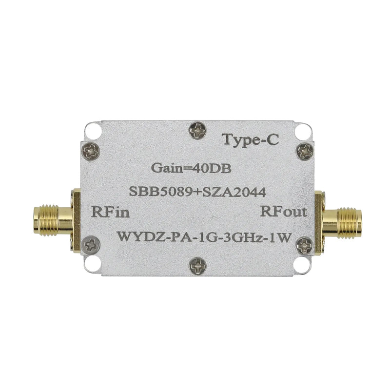 SBB5089+SZA2044 One-Way Microwave Power Amplifier RF Power Amplifier Module 40DB WYDZ-PA-1G-3GHz-1W