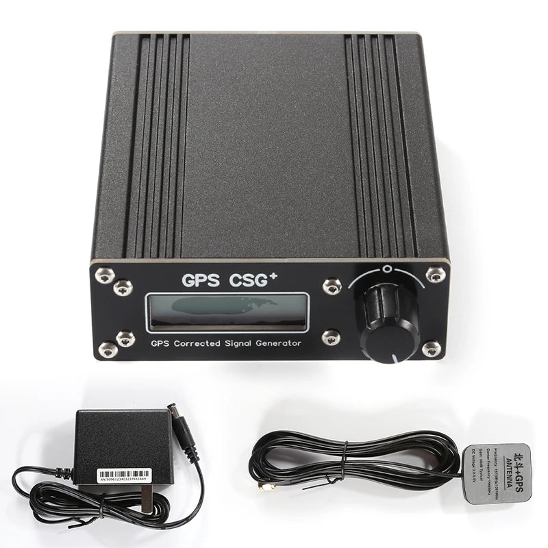 GPS CSG+ V3 GPS Disciplined Oscillator GPSDO GPS Corrected Signal Generator 10KHz-220MHz Dual-Channel output For Audio