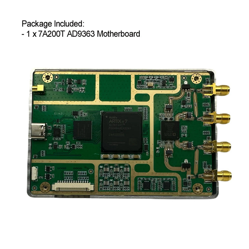 XC7A100T + AD9363 B210 Mini Software Defined Radio Development Kit with CNC Shell&Accessory Pack Replacement for HackRF PlutoSDR