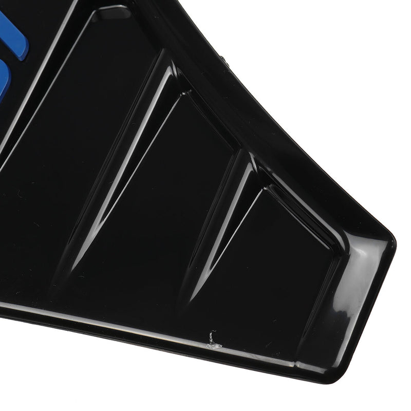 FOR FORD FOCUS MK2 MK3 FIESTA ST Style ZETEC WING VENTS ABS - BLUE LOGO UK