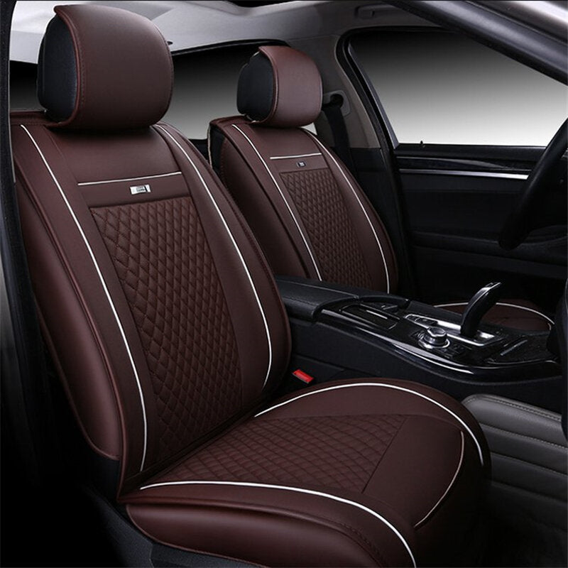 Universal Car Seat Cover 3D Breathable PU Leather Pad Mat for Auto Chair Cushion